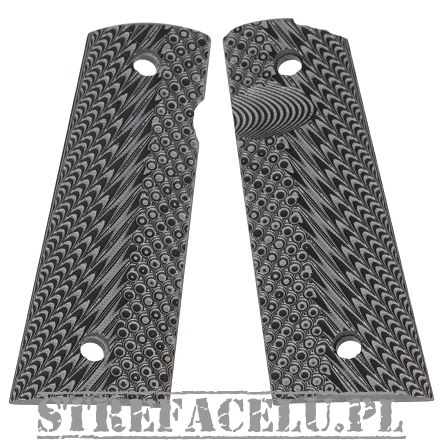 BUL 1911 GK1 Magwell Grey grips FS #30009