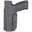 Kabura wewnętrzna prawa do pistoletu CZ P-10S, RH IWB kydex, kolor: czarny - 2