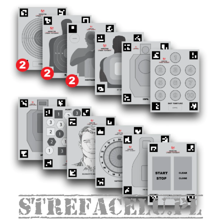 Tarcze Mantis Laser Academy Smart Targets - Standard (8.5