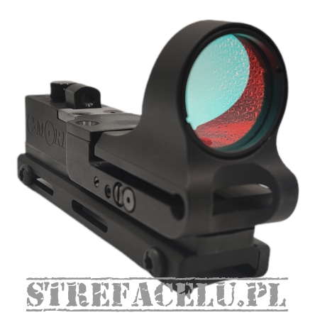 Kolimator C-More Tactical Railway 2 MOA, Aluminiowy, Click Switch, Czarny