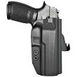 Kabura zewnętrzna prawa do pistoletu Sig Sauer P320 Full Size, RH OWB kydex, kolor: czarny - 2