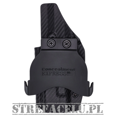 Kabura zewnętrzna prawa do pistoletu Sig Sauer P320 Compact/Carry OR, RH OWB kydex, kolor: carbon