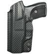 Kabura wewnętrzna prawa do pistoletu Ruger LC9/LC9s/LC380/EC9s, RH IWB kydex, kolor: carbon - 2