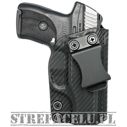 Kabura wewnętrzna prawa do pistoletu Ruger LC9/LC9s/LC380/EC9s, RH IWB kydex, kolor: carbon