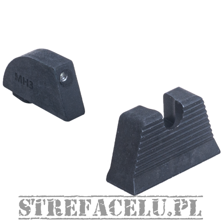Przyrządy celownicze co-witness Meprolight CRIS Backup Sights do pistoletu Glock ML-10224317101 (przód 5mm/tył 7.5mm)