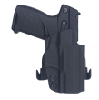Kabura zewnętrzna prawa do pistoletu Keltec P17 OR, RH OWB kydex, kolor: czarny - 2