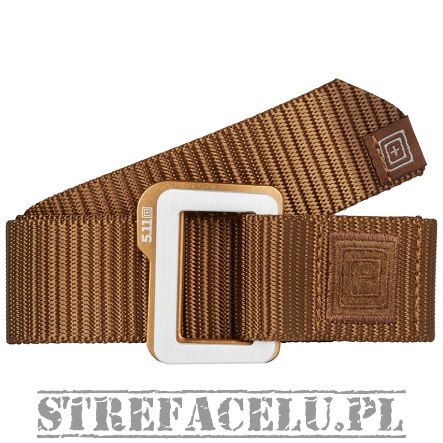 Pasek taktyczny męski 5.11 TRAVERSE DOUBLE BUCKLE kolor: BATTLE BROWN