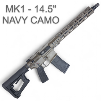 Karabinek AR-15 SOLGW MK1 RECCE 14.5" (416R) Navy Camo, kal. 5,56x45mm / .223REM