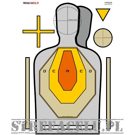 Tarcza Sylwetka 1szt - polskietarcze.pl