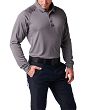 Men's Polo, Manufacturer : 5.11, Model : Performance Long Sleeve Polo, Color : Storm - 2