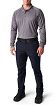 Men's Polo, Manufacturer : 5.11, Model : Performance Long Sleeve Polo, Color : Storm - 4