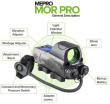 Kolimator Meprolight MOR IR/Green Laser (M&P) 2.2 MOA, Picatinny QD - 13