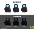 Kolimator Meprolight MOR IR/Green Laser (M&P) 2.2 MOA, Picatinny QD - 18