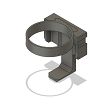 Uchwyt magnetyczny na tłumik 60mm - SILENCERHOLDER - Czarny - 5