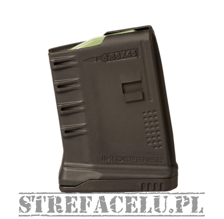 Polymer 2nd Generation Magazine, Manufacturer : IMI Defense (Israel), Compatibility : AR15/M16, Capacity : 10 rounds, Caliber : 5.56/.223Rem, Color : Black