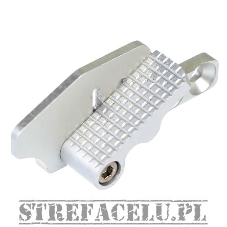 Regulowana podpórka kciuka LH srebrna - DAA Adjustable Standard Thumb Rest, 3-hole, Silver LH