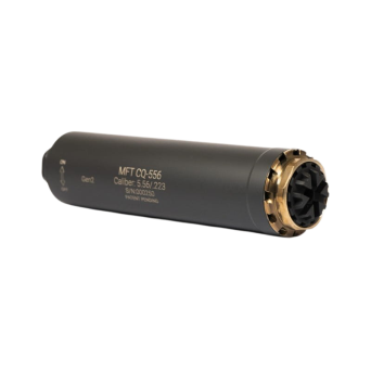Tłumik MFT CQ-556 Gen II + Flash Hider R06-FH 1/2x28 - 5.56 - Czarny