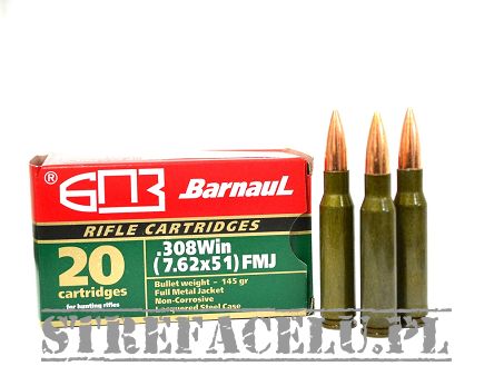 Nabój kulowy SP Barnaul 9.4g // .308Win