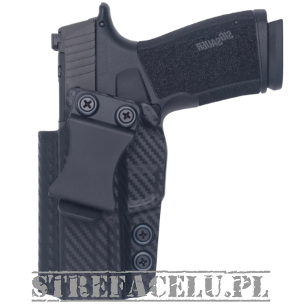 Kabura wewnętrzna lewa do pistoletu Sig  Sauer P365 XMACRO OR, LH IWB kydex, kolor: carbon
