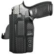 OWB Holster, Compatibility : P320 Compact/Carry, Manufacturer : Concealment Express, Material : Kydex, For Persons : Left Handed, Finish : Carbon - 2