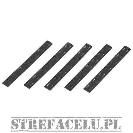 BCM (Bravo Company) MCMR Rail Cover Kit, 5.5-inch BLACK - (5 in set)