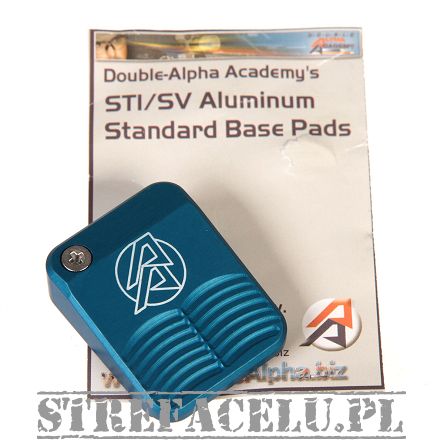 Aluminiowa stopka magazynka niebieska - DAA - STI/SV