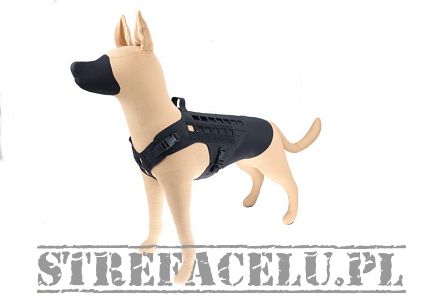 Uprząż - szelki dla psa K9 Drago Harness , Kolor: Czarny, Raptor Tactical, (Wybór rozmiarów)