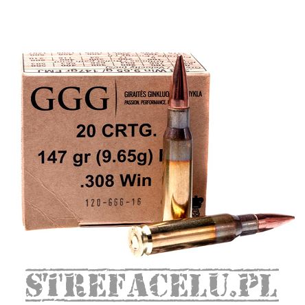 FMJ ammunition. 308 Win. 147gr GGG //.308Win