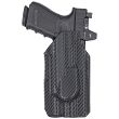 Kabura wew. LUX do pistoletu z latarką Surefire X300U, IWB kudex tucable, kolor: carbon - 2