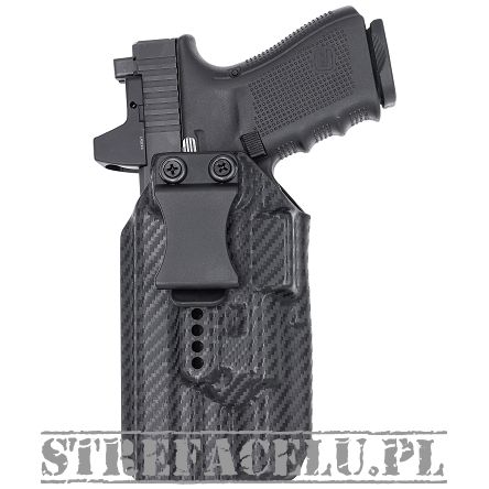 Kabura wew. LUX do pistoletu z latarką Surefire X300U, IWB kudex tucable, kolor: carbon