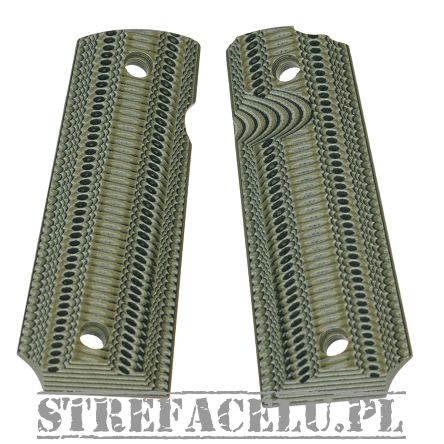 BUL 1911 GK8 Green G10 grips FS