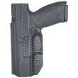 Kabura wewnętrzna prawa do pistoletu CZ P-10S, RH IWB kydex, kolor: carbon - 2