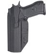 Kabura wewnętrzna prawa do pistoletu IWI Jericho 941 PSL9 stalowy szkielet FS, RH IWB kydex, kolor: czarny - 2
