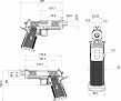 Pistolet Bul Armory SAS II TAC 4.25 COMP kal. 9x19, kolor: srebrny - Optics Ready - 2