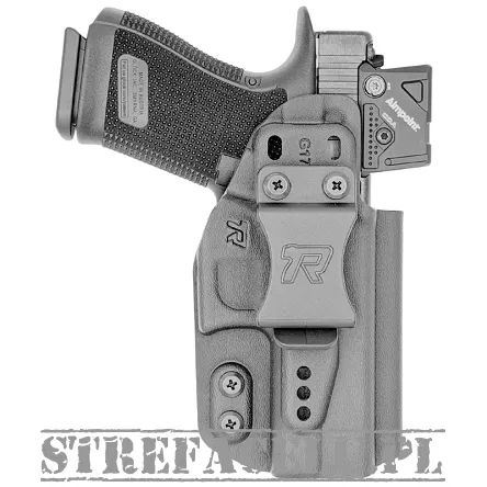 Kabura obustronna IWB/OWB Druid 2.0 do Glock 19/19X/23/32/45, kydex, kolor: czarny