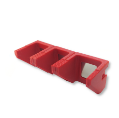 Uchwyt magnetyczny na pistolet - MHS - Czerwony
