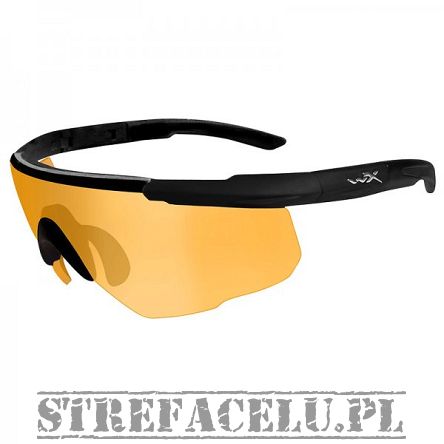 Okulary WileyX Saber Adv. Light Rust Lens 301 / Matte Black Frame w/Bag