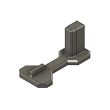 Uchwyt na pistolet magnetyczny - PISTOLSTAND - Czarny - 3