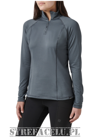 Women's Sweatshirt, Manufacturer : 5.11, Model : Womens Stratos 1/4 Zip, Color : Turbulence
