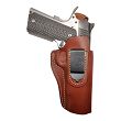 Leather Holster, Manufacturer : Falco Holsters (Slovakia), Type : 2in1 - IWB + OWB, Model : AM02-2332, Hand : Right, Color : Brown - 2