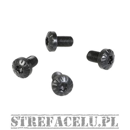Śruby okładzin BUL 1911 kpl. 4 szt. - Grip Screw Black Strips #SCRW/1911-19
