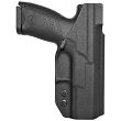 Kabura wewnętrzna lewa do pistoletu CZ P-10C, LH IWB kydex, kolor: czarny - 2