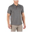 Men's Polo, Manufacturer : 5.11, Model : Paramount Short Sleeve Polo, Color : Charcoal Heather - 3