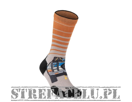 Skarpety 5.11 OVERLANDER SOCK kolor: ORANGE