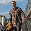 Men's Shirt, Manufacturer : 5.11, Model : Lester Long Sleeve Shirt, Color : Trekking Green Plaid - 8