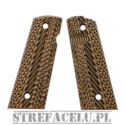 BUL 1911 FS G10 Grips - GK1 Magwell Desert #30010