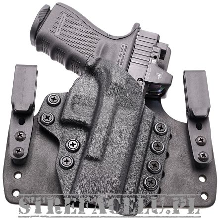 IWB Holster, Compatibility : Glock 17/19/45/26, Manufacturer : Concealment Express, Material : Kydex, Color : Black