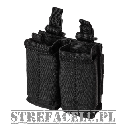 Pouch For 2 Pistol Magazines, Manufacturer : 5.11, Model : Flex Double Pistol Mag Pouch 2.0, Color : Black