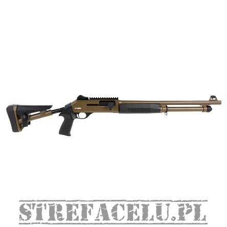 Strzelba samopowtarzalna Armsan M4 Armtac FDE Telescopic 51cm 7+1 kal. 12/76