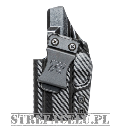 Kabura wewnętrzna lewa do pistoletu IWI Masada Slim OR, LH IWB kydex, kolor: carbon
